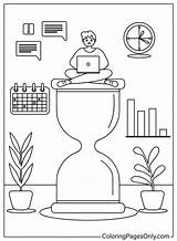 30  Hourglass Coloring Pages Free Printable PDF JPG PNG & Online sketch template