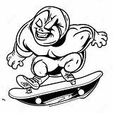 Thrasher Skateboard Logo Coloring Page 38873 30755 sketch template