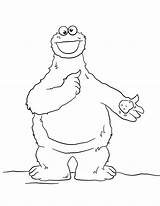 Cookie Monster Coloring Pages  Free Printable For Kids sketch template