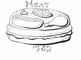 Meat Coloring Worksheet sketch template