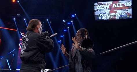 Sting returns to set-up a match at All In - Cageside Seats