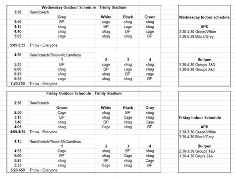 2023 Varsity Schedule — Trinity Baseball