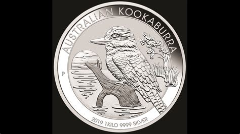 Bullion List - Silver - Perth Mint - 1 kg Perth Mint Silver Kookaburra 2019