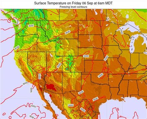 New-Mexico Surface Temperature on Sunday 09 May at 6am MDT