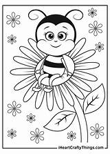 Printable Bee Coloring Pages sketch template