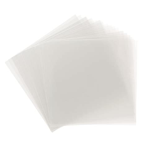 Buy Samsill 50 Pack 12x12 .007 Clear Craft Plastic Sheets Compatible ...