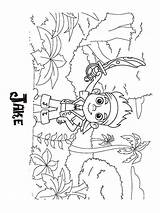 Jake coloring Page sketch template