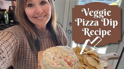 Veggie Pizza Dip Recipe | Easy Appetizer Idea