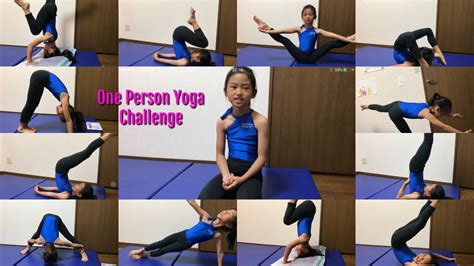 One Person Yoga Challenge | By: YURI - YouTube