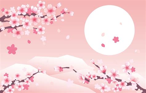 Cherry Blossom Background 2207677 Vector Art at Vecteezy