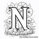Letter N Coloring Pages  Free & Printable sketch template
