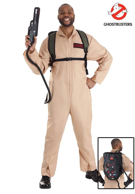 Men's Plus Size Deluxe Ghostbusters Costume | Ghostbusters Costumes