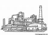 Factory Coloring Pages Printable For Free Download sketch template