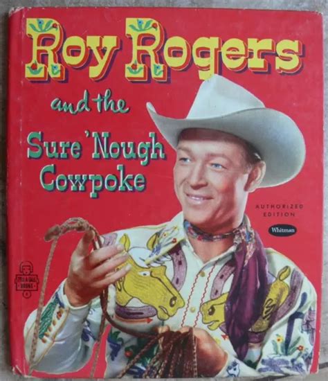 VINTAGE WHITMAN TELL-A-TALE Book ~ ROY ROGERS AND THE SURE 'NOUGH COWPOKE $3.28 - PicClick