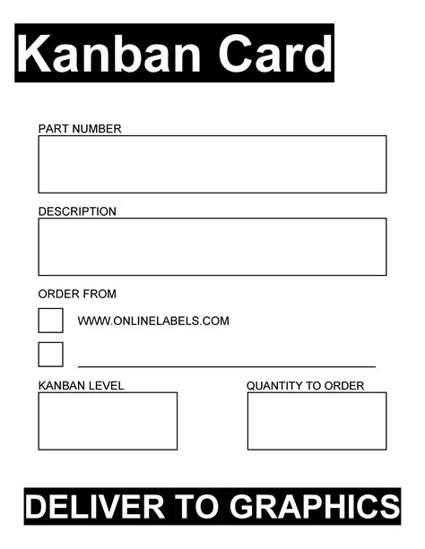 25 Printable Kanban Card Templates (& How to use them) ᐅ TemplateLab