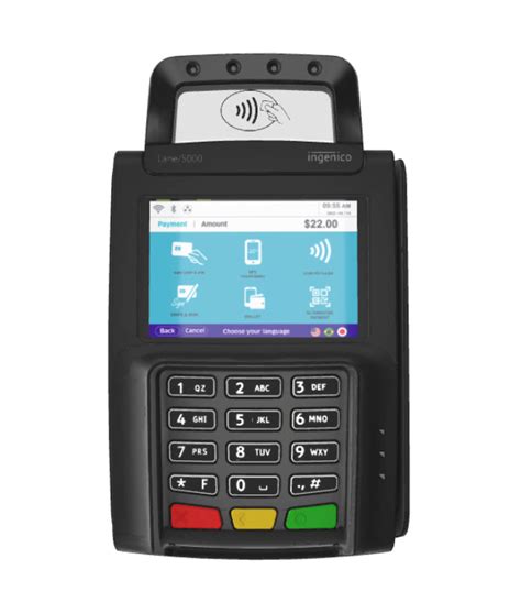 Ingenico Lane 5000 Card Reader - Tap, Insert and NFC – EkiKart