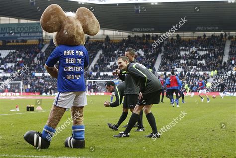 Chesterfield Mascot Warms Match Officials Editorial Stock Photo - Stock Image | Shutterstock