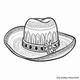 Sombrero Coloring Pages  Free & Printable sketch template