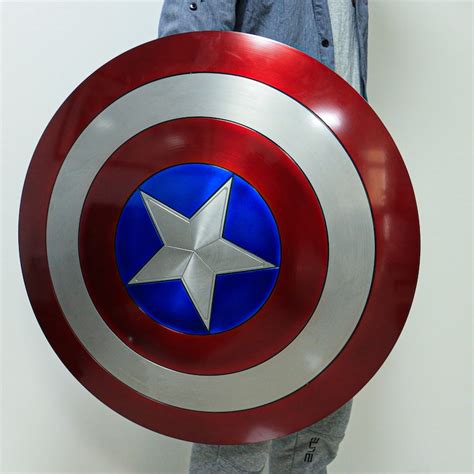 Captain America Shield Metal Captain America Cosplay Shield | Etsy