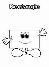 Rectangle Shape Coloring Page Richard Fernandez S Col  Vrogueco sketch template