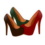 Blue stilettos | Free SVG