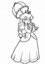 Disegni Da Colorare Della Principessa Peach Materiale Stampabile  sketch template