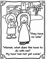Jesus Turns Water Into Wine Coloring Book By Ms A S Place  TPT sketch template