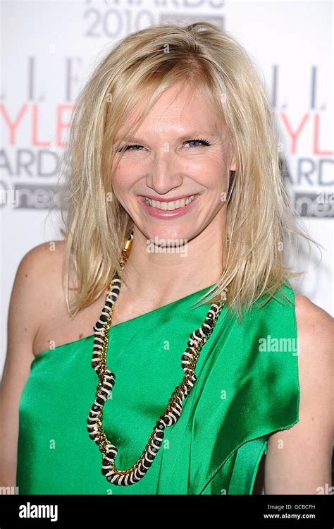 Jo whiley arriving elle style awards grand connaught rooms hi-res stock photography and images ...