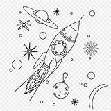Space Coloring Page For Kids Vector Png Image Drawing Ring  sketch template