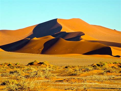 The Sossusvlei Dunes and the Sesriem Canyon