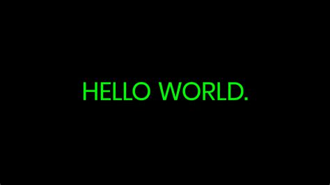 Hello World