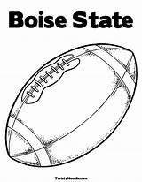 Boise State Logo Pages Coloring sketch template