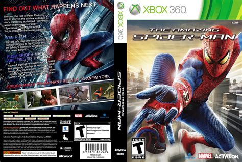 Spider-man - XBOX 360 Game Covers - The Amazing Spider-Man DVD NTSC Custom f :: DVD Covers