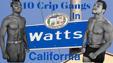 Watts Warriors: Inside 10 Notorious Crip Gangs of South LA - YouTube