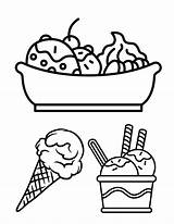 Free Ice Cream Coloring Pages For Kids And Adults sketch template