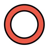 ⭕ Hollow Red Circle Emoji on OpenMoji 12.3