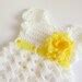 Crochet baby dress PATTERN 10 size newborn 4T crochet