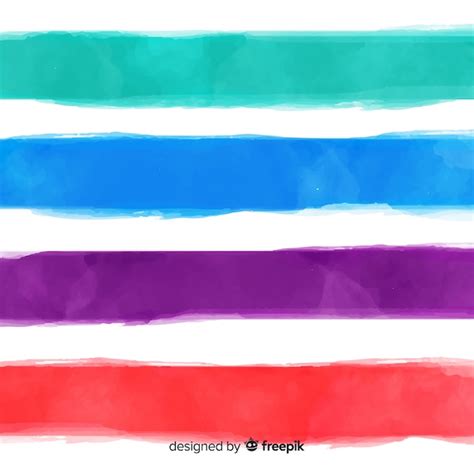 Free Vector | Watercolor stripes background