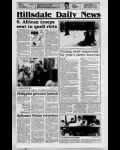 Hillsdale Daily News Newspaper Archives, Mar 5, 1990, p. 1