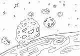 Asteroids Colouring Pages Sketch Coloring Page sketch template