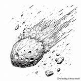 Asteroid Coloring Pages  Free & Printable sketch template