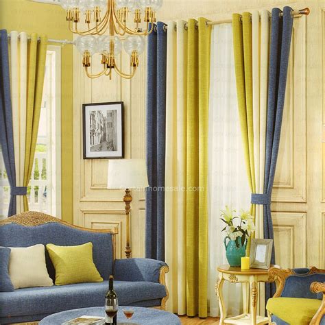 Green Beige and Navy Modern Curtains 2016 New Arrival | Living room decor curtains, Living room ...