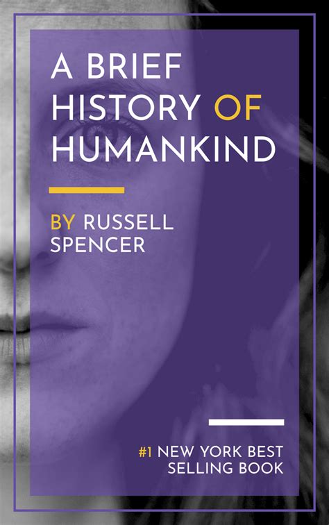 A Brief History Of Humankind Book Cover | 책 표지 Template