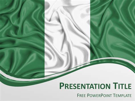 Nigeria Flag PowerPoint Template - PresentationGO.com