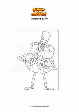 Coloriage Amphibia Barry  Supercoloredcom sketch template