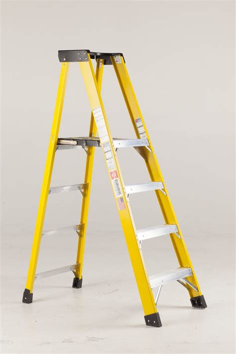 6' Fiberglass 351 Series Platform Ladder - Type 1AA 375 Lb. Rated | Bauer Corporation