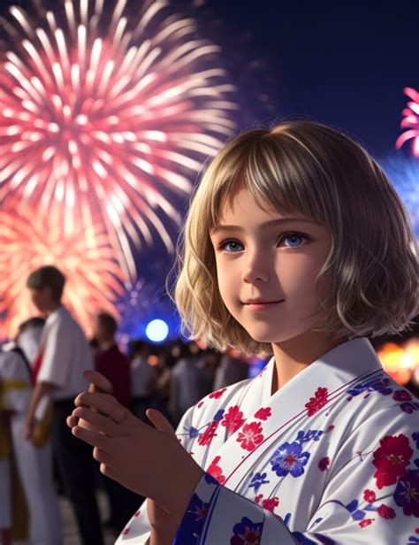 fireworks display series | chichi-pui（ちちぷい）AIグラビア・AIフォト専用の投稿サイト