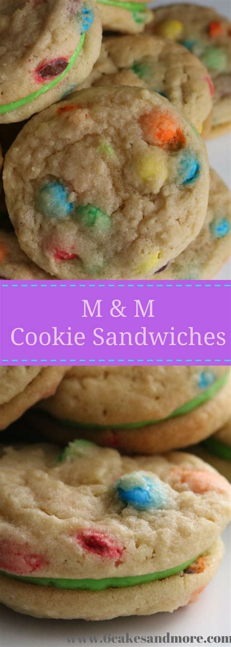M & M Cookie Sandwiches | Recipe | Sandwich cookies, Cookies, Cookie recipes