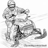 Snowmobile Coloring Pages  Free & Printable sketch template