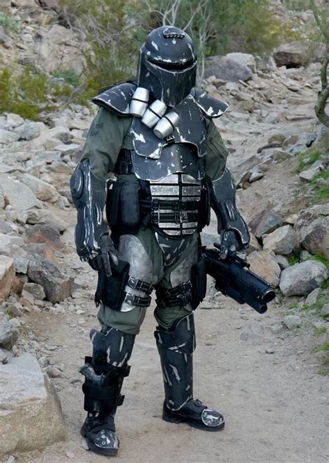 Mandalorian Merc wearing heavy armour | Star wars trooper, Star wars figurines, Star wars boba fett